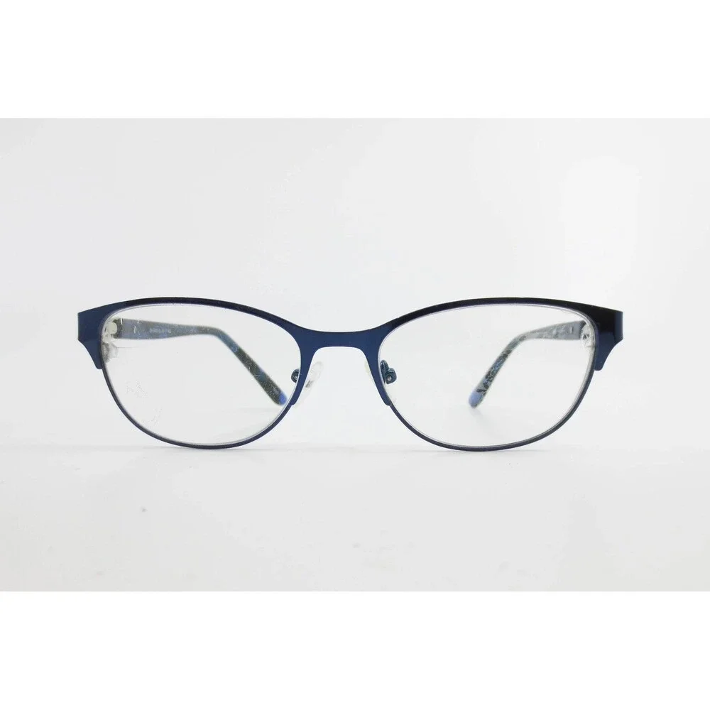 Vera Bradley Blue Bayou VB 3028 Navy Blue Floral Cat Eye Eyeglass Frames
